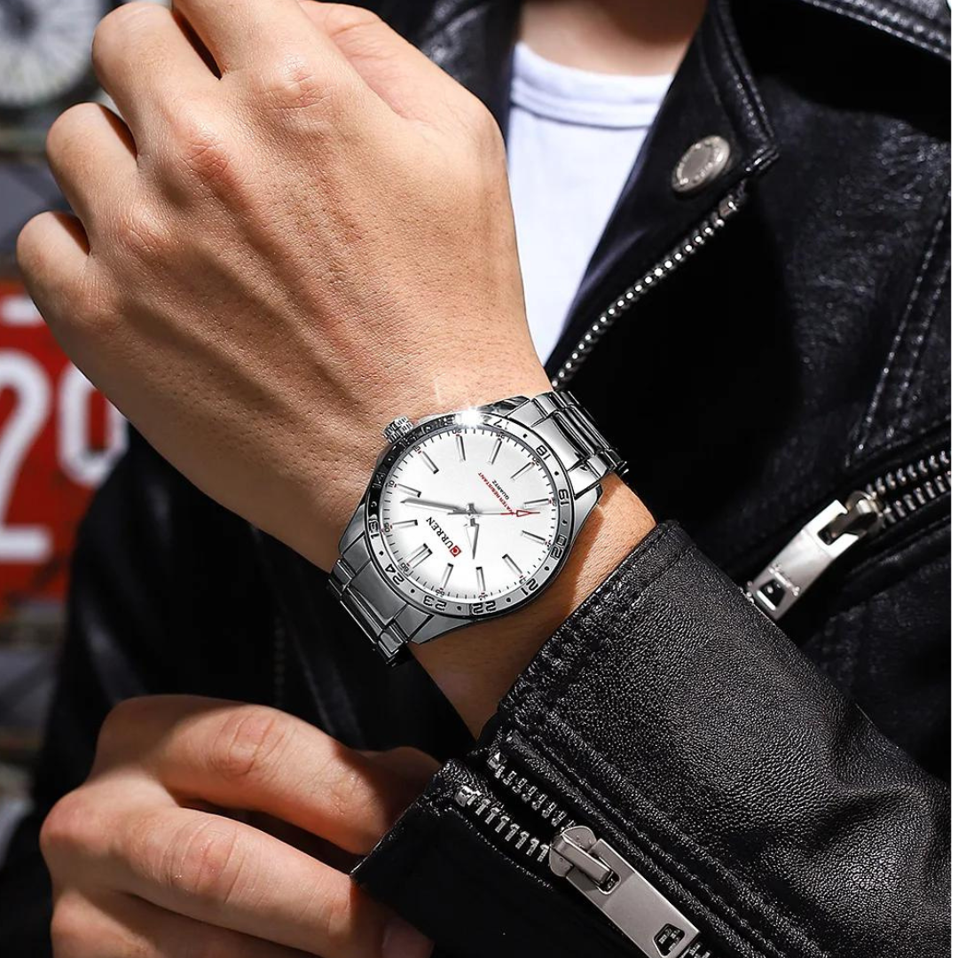 Montre Curren Acier Noir
