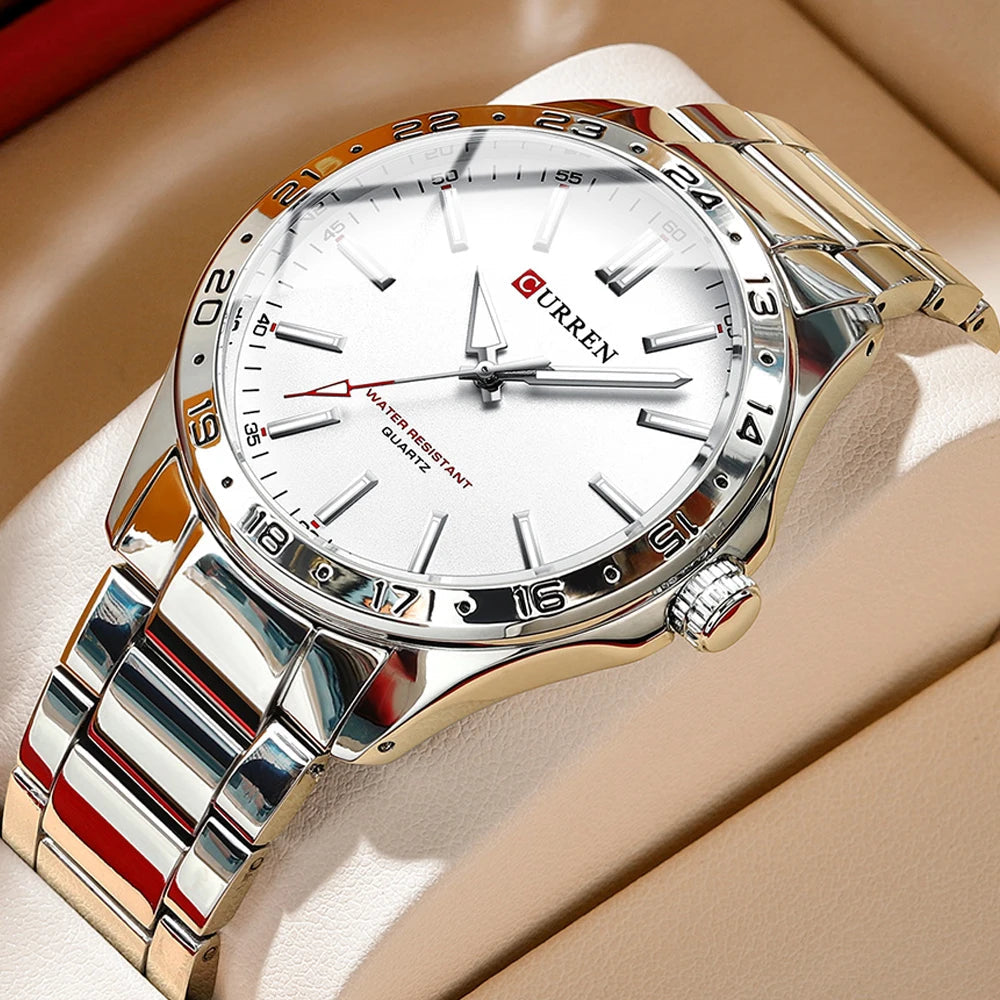Montre Curren Acier Noir