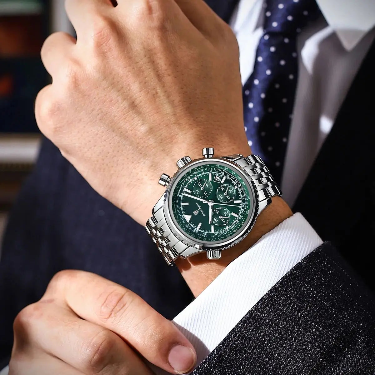 Montre Belmont Chrono Vert