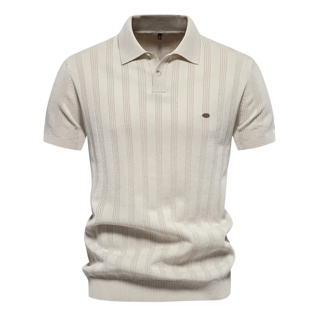 Polo Elvano maille texturée