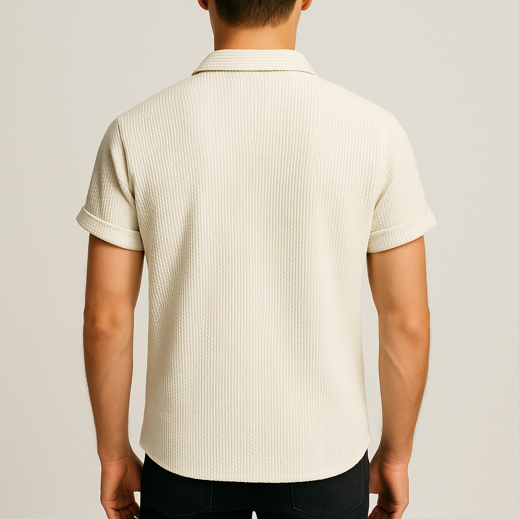 Chemise Ceylan en nid-d’abeilles