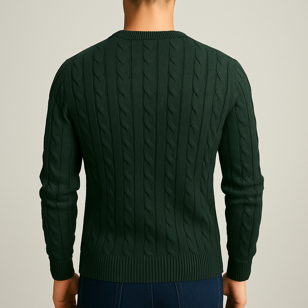 Pull Arven torsadé classique